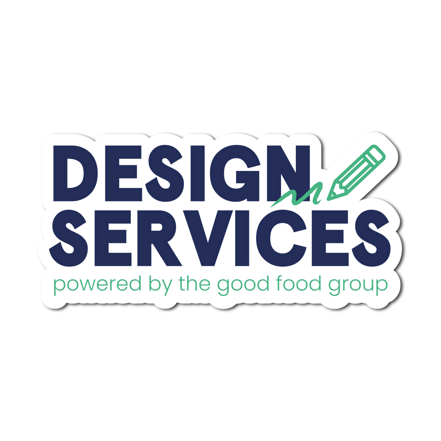 Design Services logo with a pencil icon on a white background